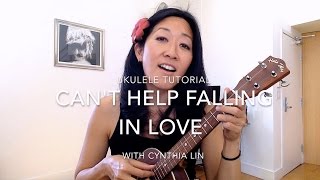 Cant Help Falling in Love  fingerpicking  Ukulele Tutorial [upl. by Sirehc]