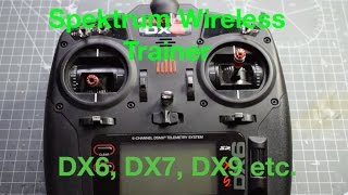 Spektrum DX6 Wireless Trainer Tutorial [upl. by Ernie]