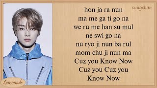 NCT U  Know Now Easy Lyrics [upl. by Ardnaxila]