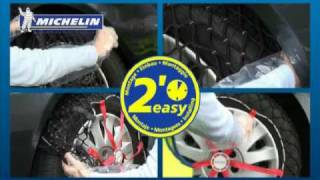 Chaine Neige composite Michelin Easygrip  montage et utilisation [upl. by Haelahk]