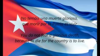 Cuban National Anthem  quotLa Bayamesaquot ESEN [upl. by Esdnil516]