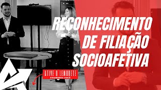 DIREITO DE FAMÍLIA Reconhecimento de filiação socioafetiva [upl. by Frangos]