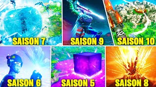 Je Réagis à TOUS les EVENEMENTS FORTNITE jusquà présent en une Vidéo  saison 4  saison 10 [upl. by Schwab]