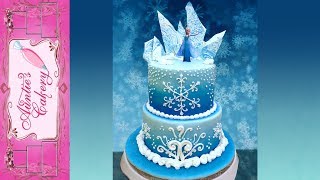 Disneys Frozen CakeAunties Style [upl. by Kimitri]