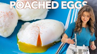 How to Make Perfect POACHED EGGS  Cooking Basics [upl. by Roderich]