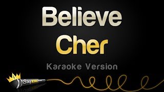 Cher  Believe Karaoke Version [upl. by Aelc]