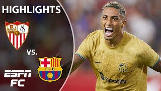 Barcelona vs Sevilla  LaLiga Highlights  ESPN FC [upl. by Brita]