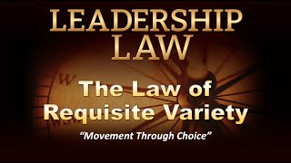 Law Of Requisite Variety – The Key To Managing Change And Innovation [upl. by Amoihc]