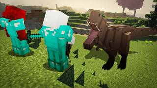 Surviving Dinosaurs in Minecraft [upl. by Hgielyak]