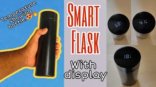 Flask With LED Temperature Display Smart Water Bottle [upl. by Polk]