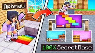 100 SECRET Path To My INVISIBLE Minecraft Base [upl. by Gertie]