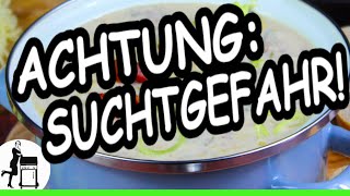 Käsesuppe mit Hackfleisch  deftiges Soulfood Rezept [upl. by Adnovoj]