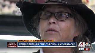 Female butcher brings locallysourced meat to KC [upl. by Abil]