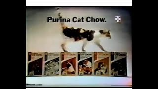 Purina Chow Chow Chow Cat Food Commercial 1975 [upl. by Melleta600]