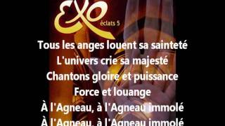 EXO ÉCLATS 5  À lAgneau Avec Les Paroles [upl. by Eihs559]