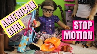 American Girl Stop Motion  The Crazy Cousins Come Over Part 1 [upl. by Bruner]