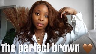 HOW TO ACHIEVE THIS CHESTNUT BROWN PERFECT HAIR COLOR FOR THE FALL  Ali Pearl Hair [upl. by Cataldo799]