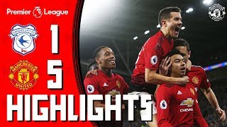 Highlights  Cardiff 15 Manchester United  Premier League [upl. by Inesita85]