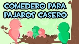 Comedero para Aves Casero  Muy Facil [upl. by Ahseek]