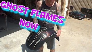 How To Paint Ghost Flames From Start To FinishCustom Paint TipsPart 2 [upl. by Desiree]