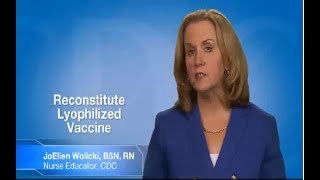 Reconstitute Lyophilized Vaccine [upl. by Dwinnell986]