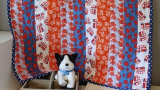 How To Sew An Easy Strip Quilt [upl. by Lehcear]