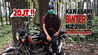 GILA BELI KAWASAKI BINTER MERZY KZ200 20JT CUMA BAHAN [upl. by Ielarol]