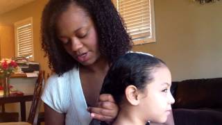 How to Comb Mixed Kids Hair [upl. by Bunni]