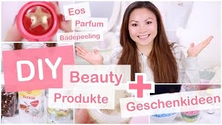 DIY BEAUTY PRODUKTE  GESCHENKIDEEN Eos Parfum Badesalz Peeling  Mamiseelen [upl. by Inuat]