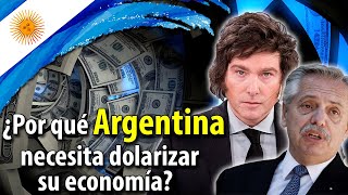 ¿Cómo la DOLARIZACIÓN controlaría la inflación en ARGENTINA 🇦🇷 [upl. by Novrej]