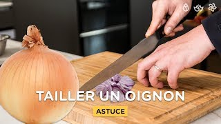 TUTO  COMMENT COUPER UN OIGNON [upl. by Risser]