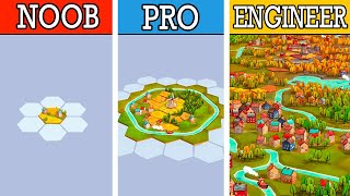 Engineering the GREATEST CITY in new building strategy puzzle game Dorfromantik [upl. by Adnamahs]