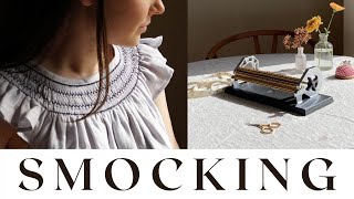 Smocking Sewing Technique  Making a smocked dress [upl. by Epoh]