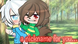 • a nickname for you Chara x Sans 02  02 • [upl. by Remington]