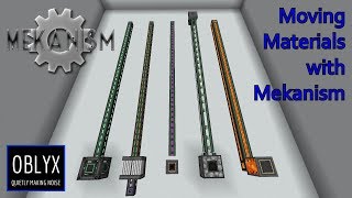 Moving Materials With Mekanism Tutorial [upl. by Erasaec109]