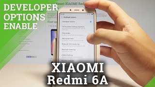 How to Enable Developer Options XIAOMI Redmi 6A  Allow OEM Unlock HardResetInfo [upl. by Kaz]