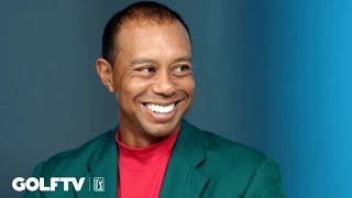 Tiger Woods’ first interview after Masters victory No 5 [upl. by Fuhrman]