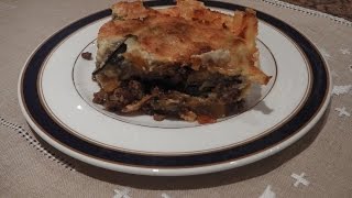 MOUSSAKA  STAVROS KITCHEN  GREEK AND CYPRIOT CUISINE [upl. by Elram]