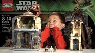 LEGO RANCOR PIT Lego Star Wars Set 75005  Timelapse Build Unboxing amp Review in 1080p HD [upl. by Sumaes]