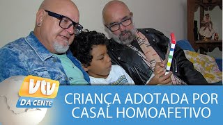 Criança adotada por casal homoafetivo  Especial Dia dos Pais [upl. by Eelak]