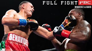 David Benavidez vs Kyrone Davis FULL FIGHT November 13 2021  PBC on Showtime [upl. by Eyllib]