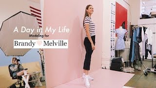 Day in The Life of a Model Shooting for Brandy Melville [upl. by Nosrej]