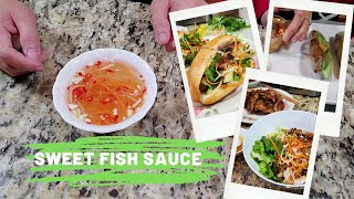 Vietnamese Dipping Sauce  Vietnamese Sweet Fish Sauce [upl. by Ninnetta176]