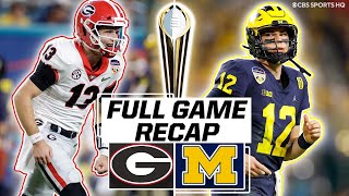 No 3 Georgia Dominates No 2 Michigan in CFP Semifinals  CBS Sports HQ [upl. by Ennobe]