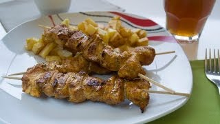 PINCHOS MORUNOS CASEROS RECETA FÁCIL [upl. by Nnylaehs701]