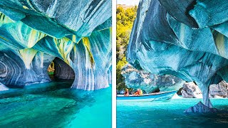 Patagonia Has AMAZING Marble Caves Heres Why You MUST Visit [upl. by Anerres]