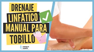 ✅🦶 Drenaje linfático manual para TOBILLO ESGUINCE GRADO IIIII [upl. by Starla]