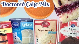 Doctored Cake Mix Tutorial  Baking 101 [upl. by Danila994]