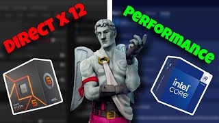 DX12 vs Performance Mode Fortnite AMD 2024 [upl. by Yarled980]