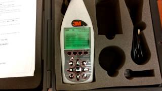 3M Sound Pro Sound Level Meter Operation [upl. by Wisnicki]